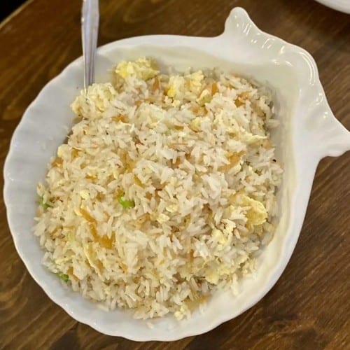 Dried Scallop Egg White Fried Rice 瑶柱蛋白炒飯.