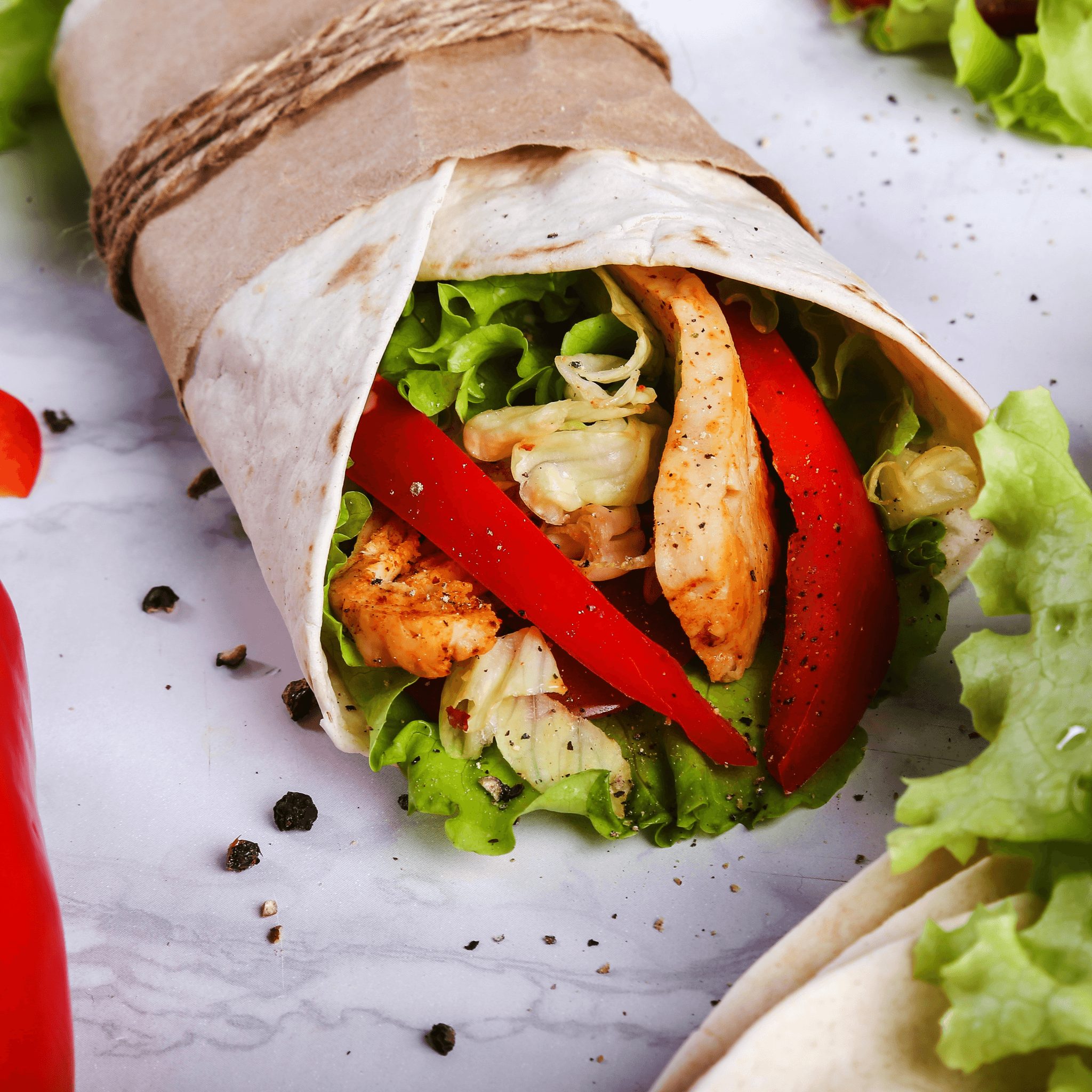 Grilled Chicken Wrap.