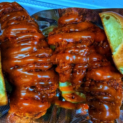 T-Line Hot Chicken Slider.