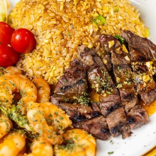 Steak Cajun Rice.