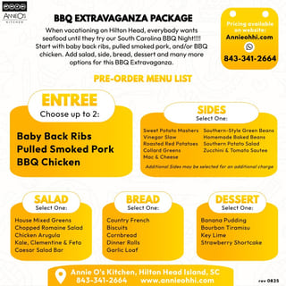 BBQ Extravaganza Package