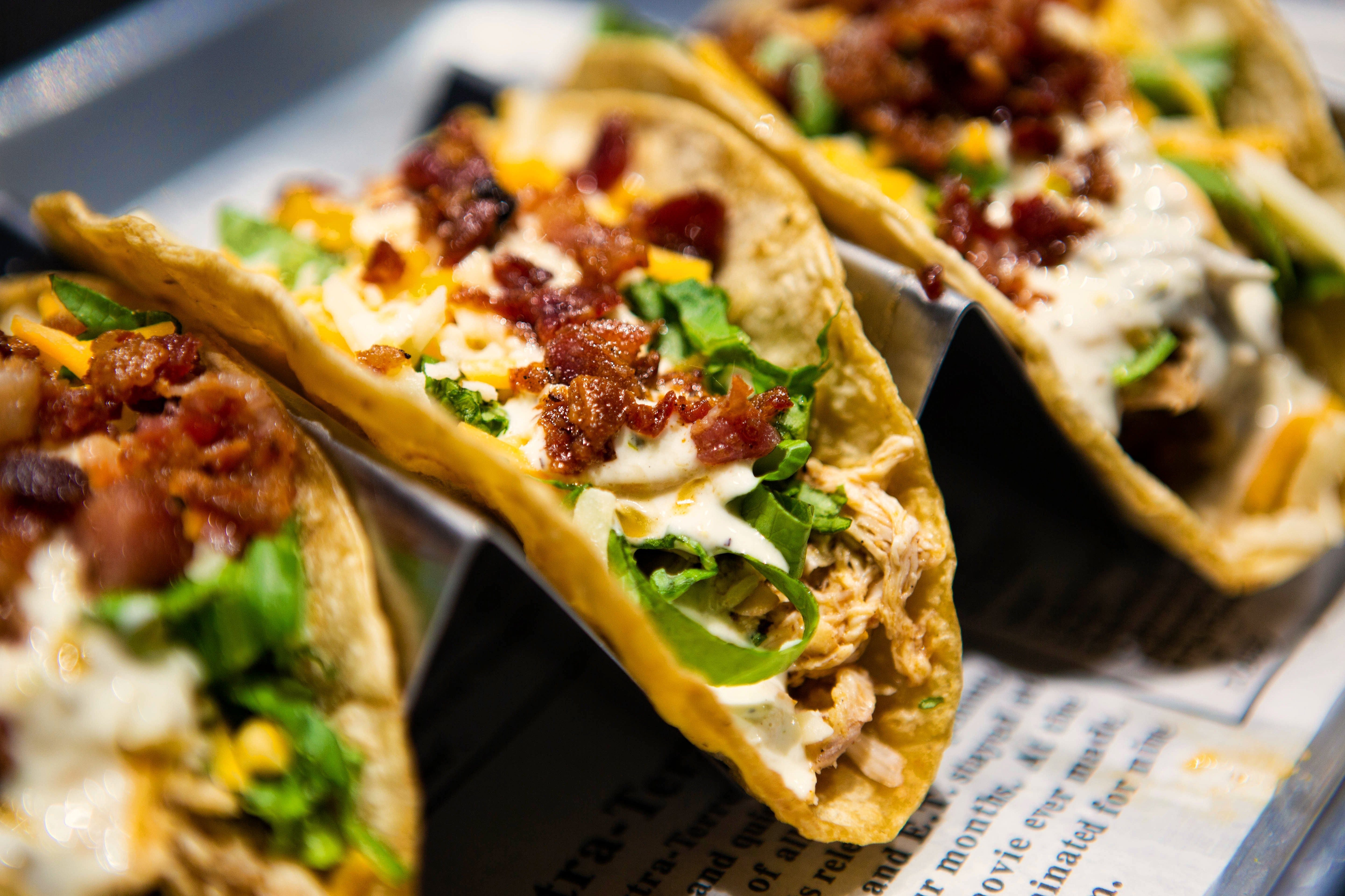 Chicken Bacon Ranch Taco.