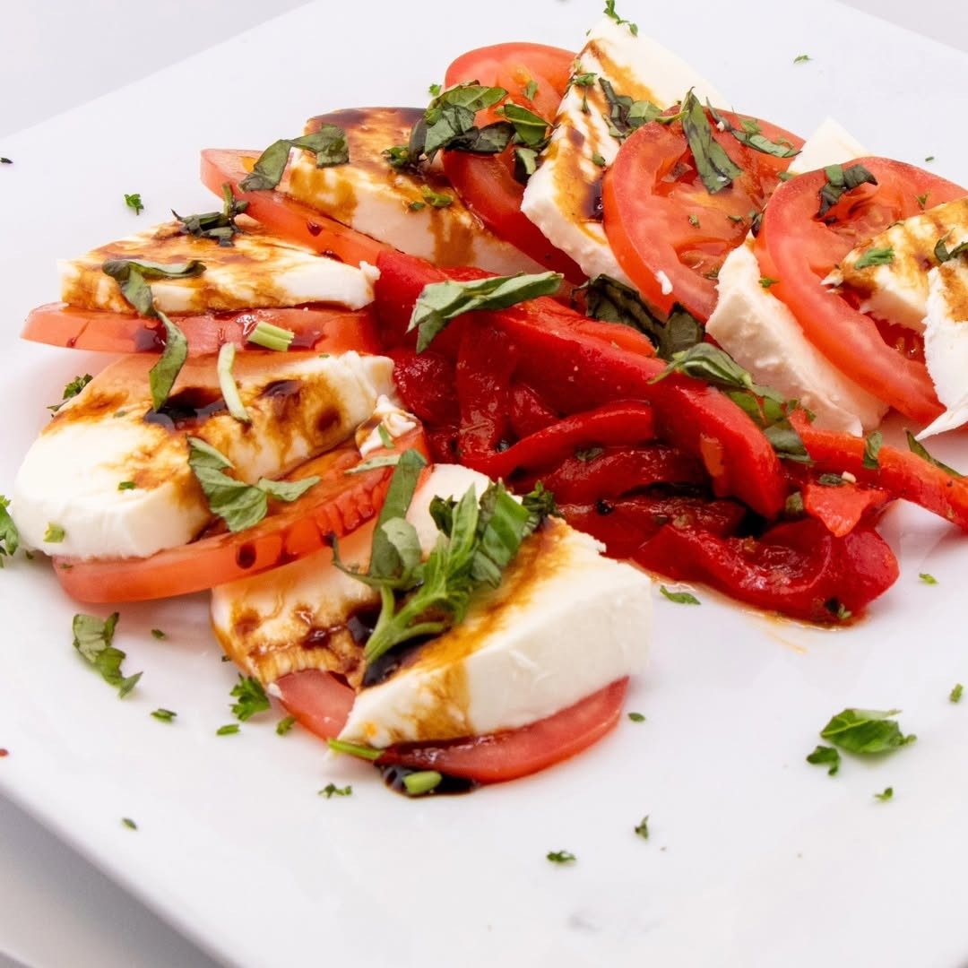 Mozzarella Caprese.