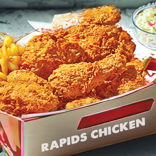 10pc. Fried Chicken, Fries, 2 Coleslaw & 2 Biscuit