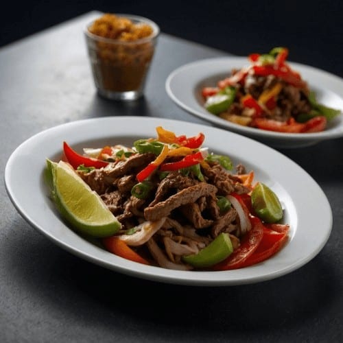 Pepper Steak with Onions (Lunch).