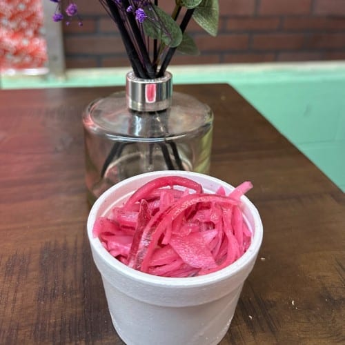Cebolla Morada (Pickled Red Onion).