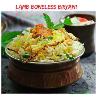 LAMB BONLESS BIRYANI