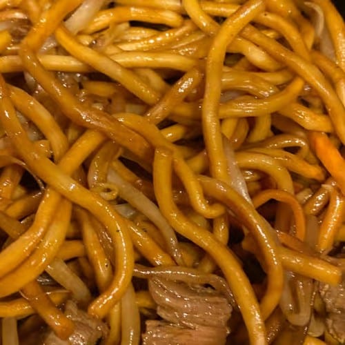Beef Lo Mein.