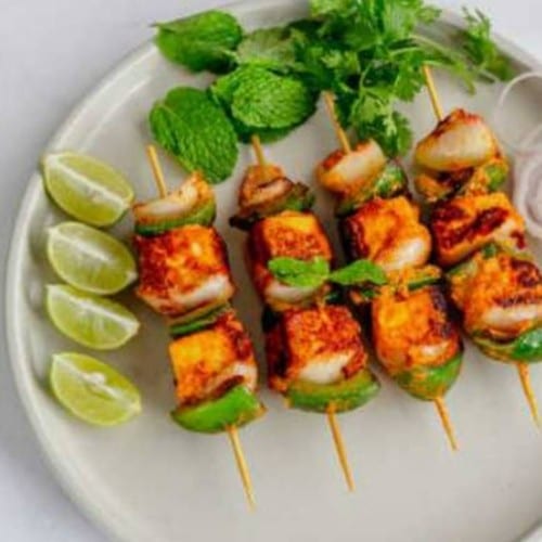 Paneer Tikka Kebab.