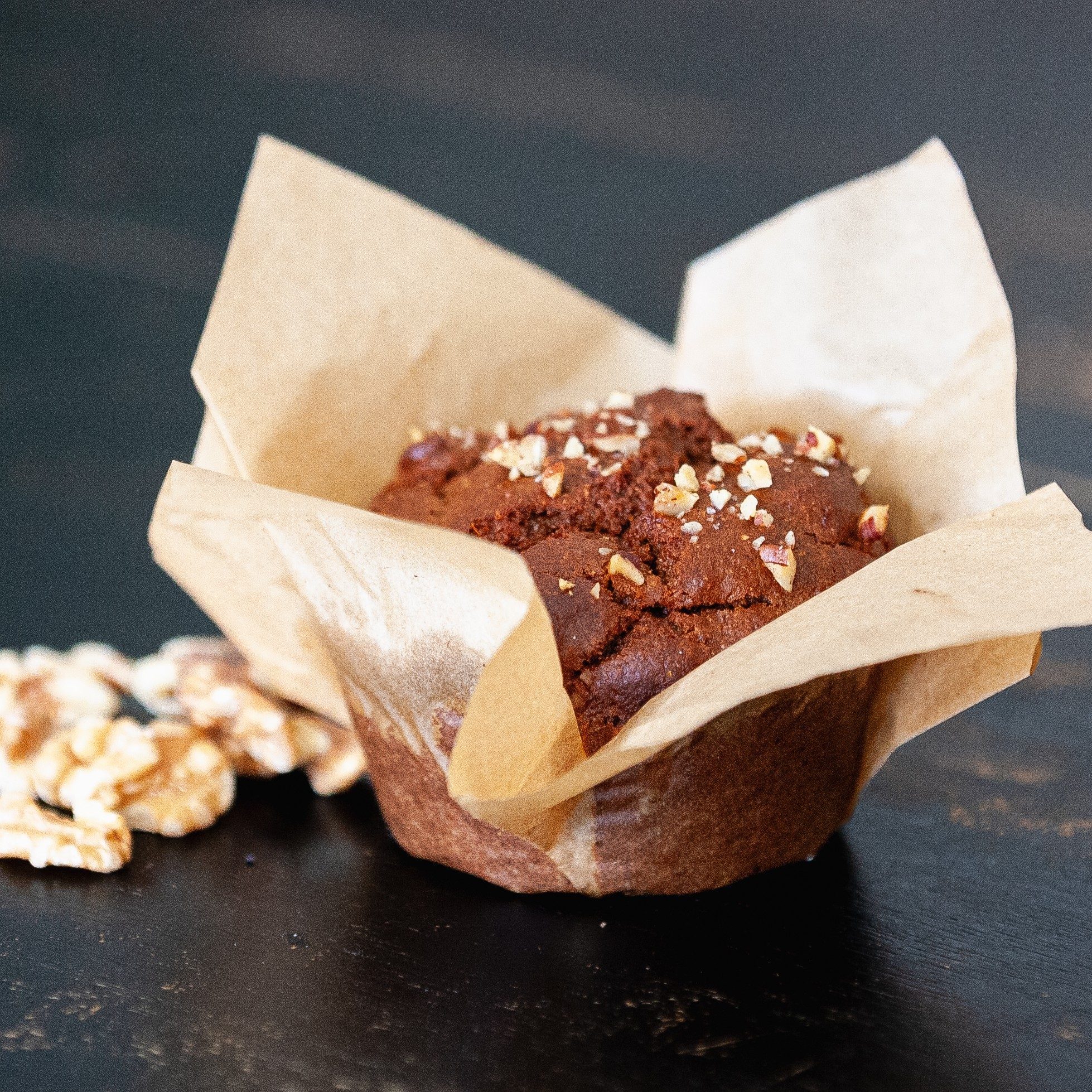 Sweet Potato Pecan Muffin.