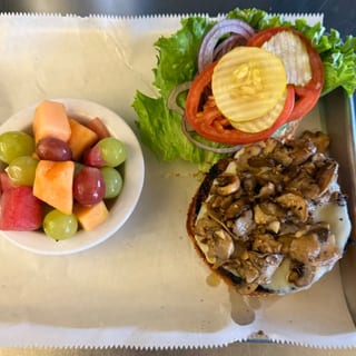 Beyond Burger with Choice of Toppings with Choice of Side