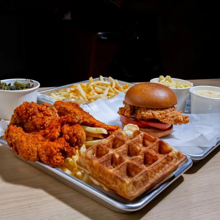 Try Our Crispy Chicken & Waffles Today!