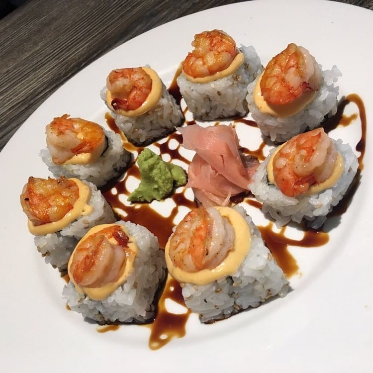 Hibachi Shrimp Roll.