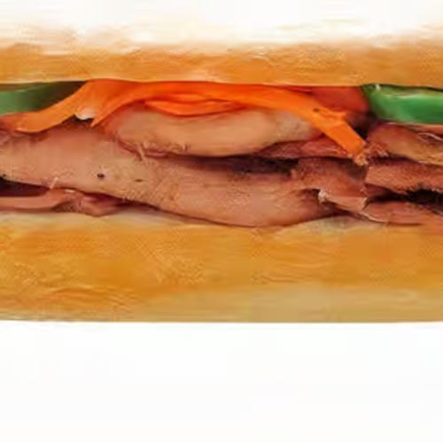 B2 BBQ Pork Baguette.