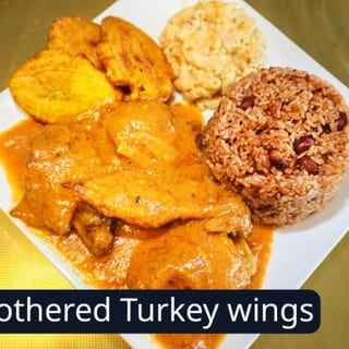 Smothered Turkey Wings Brunch