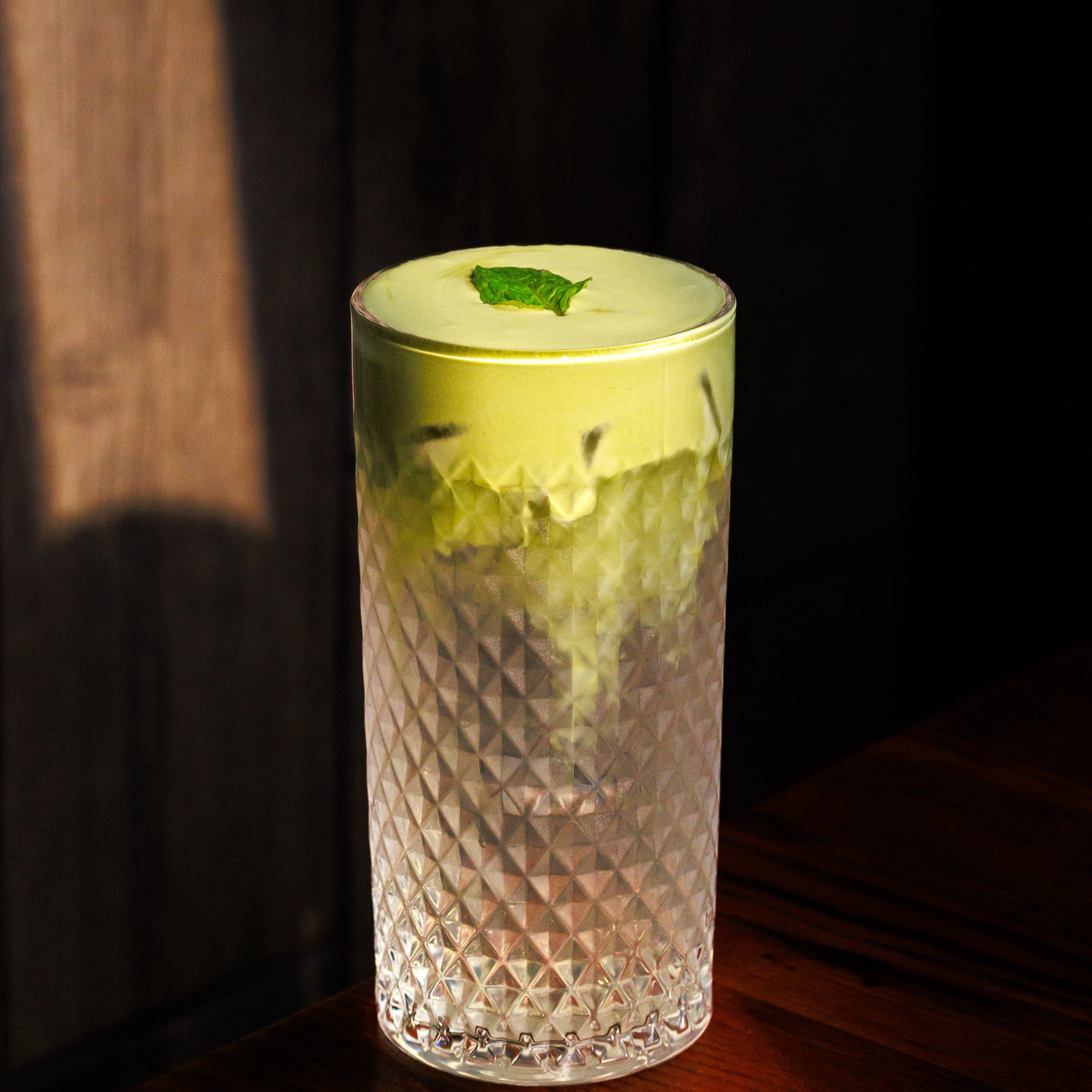 Iced Coconut Matcha Cloud.