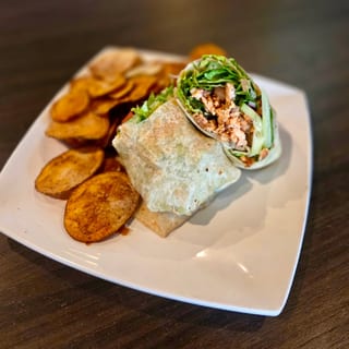 Grilled Salmon Wrap