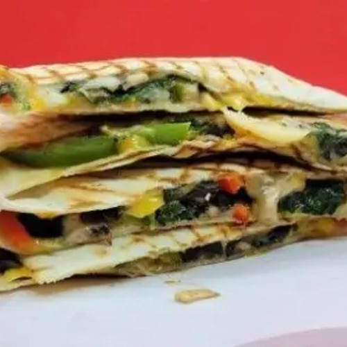 Veggie Quesadilla.