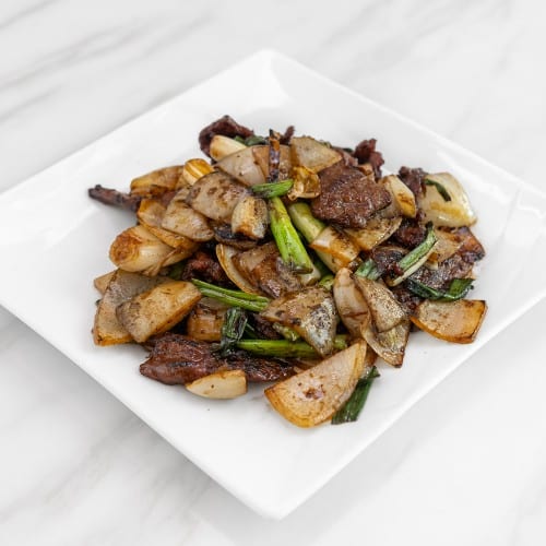 蒙古牛 Mongolian Beef.