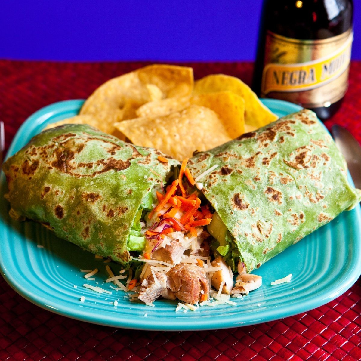 Grilled Caesar Wrap.