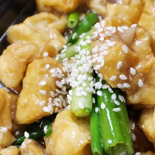 Crispy Tofu Stir-fry.