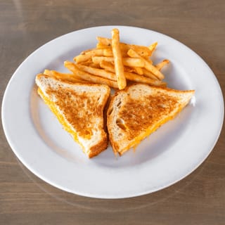 Grilled Cheese Sandwich & French Fries
