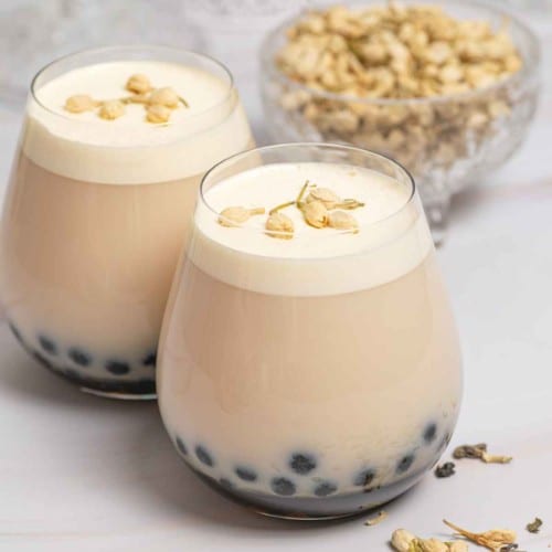 Jasmine Milk Tea.