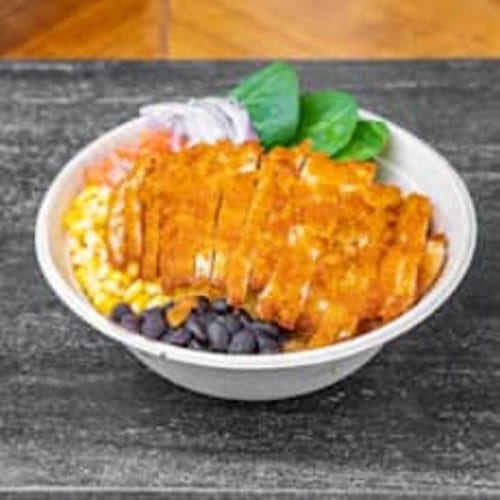 Breaded Chicken Rice Bowl.