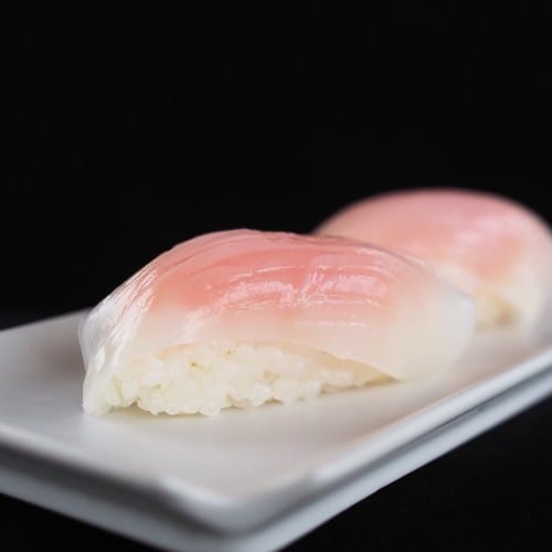 Halibut Nigiri.