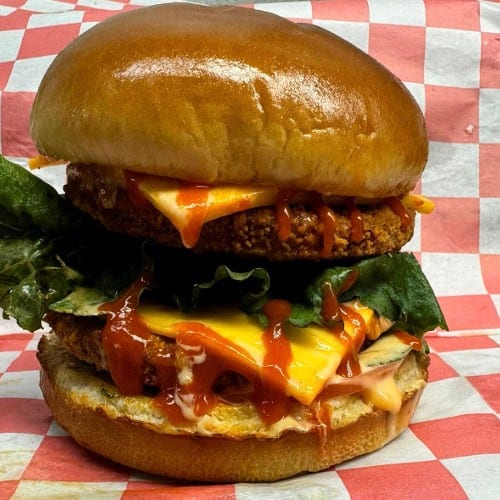Double-Decker Spicy Chicken Burger.