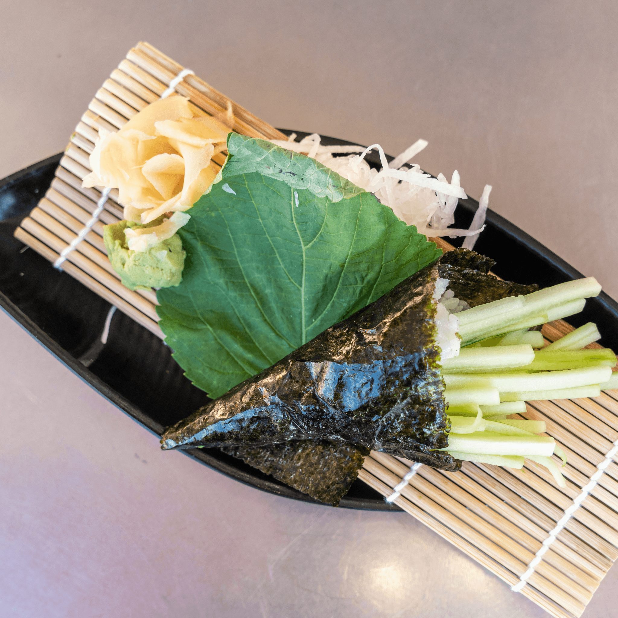 Cucumber Hand Roll.