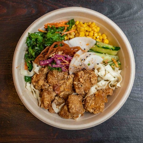 N3) Popcorn Chicken Noodles.