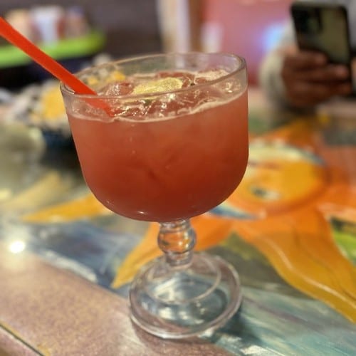 16 oz Pomengranate Margarita.