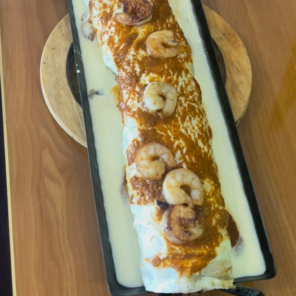 Monster burrito 22inches long.
