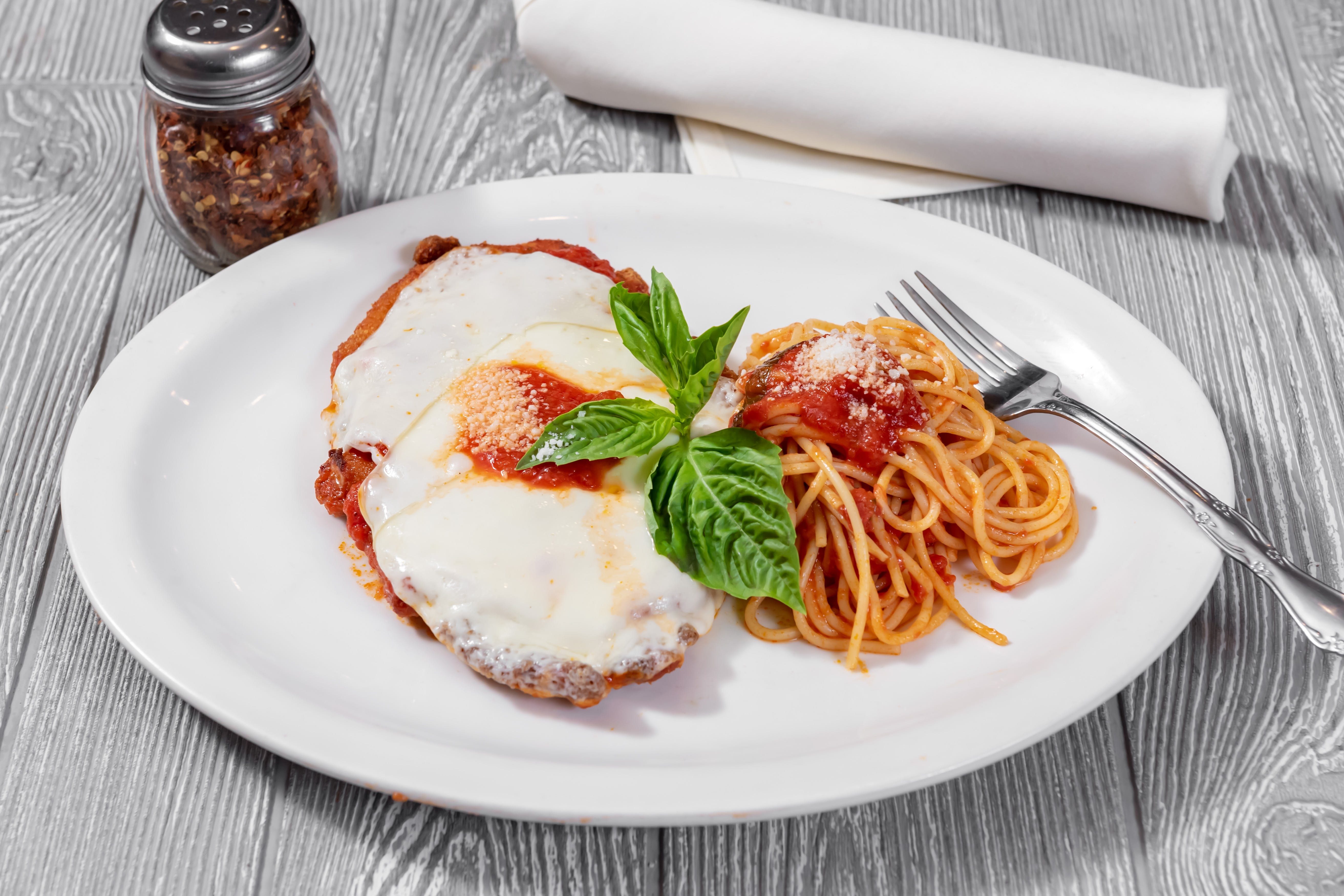 Chicken Parmigiana.