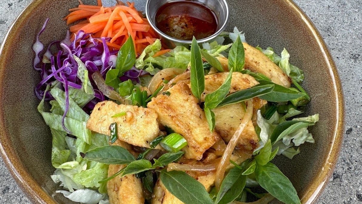 52. Sauteed Tofu Salad.