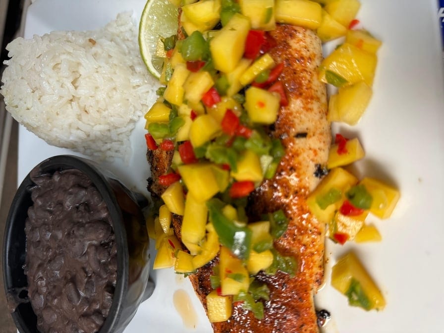 Mango Snapper Lunch.