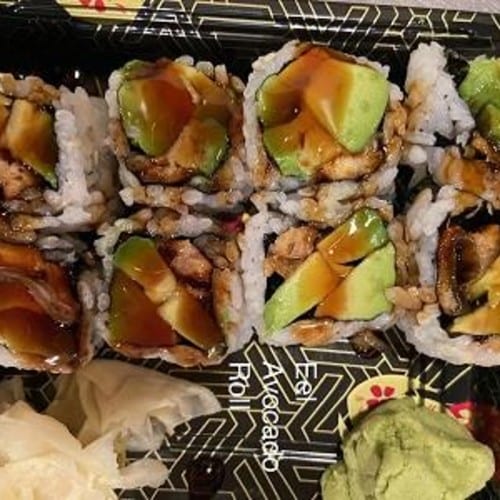 Eel Avocado Roll.