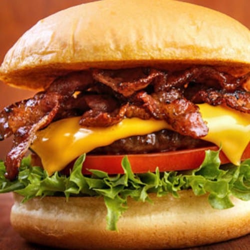 Classic Bacon Cheeseburger.
