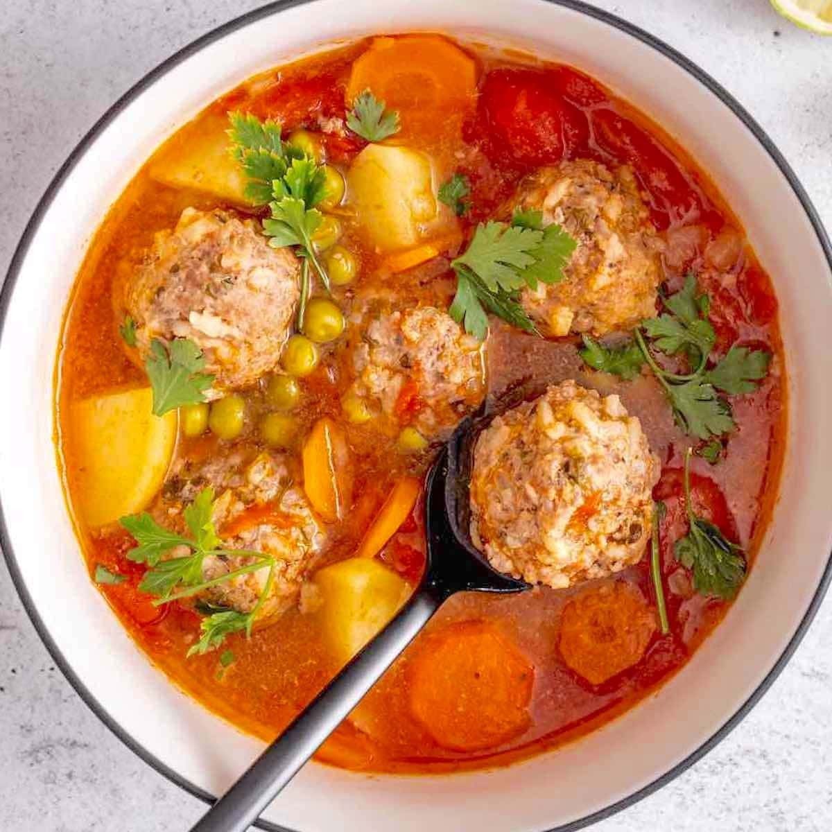 Albondigas Soup.
