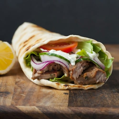 Steak Tip Wrap.