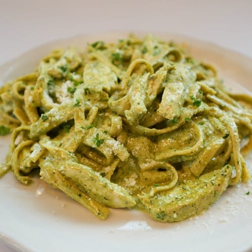 Fettuccine Al Pesto.