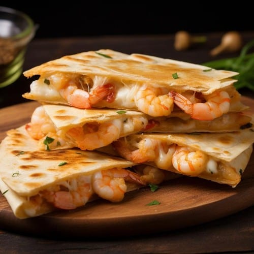 Shrimp Quesadilla.