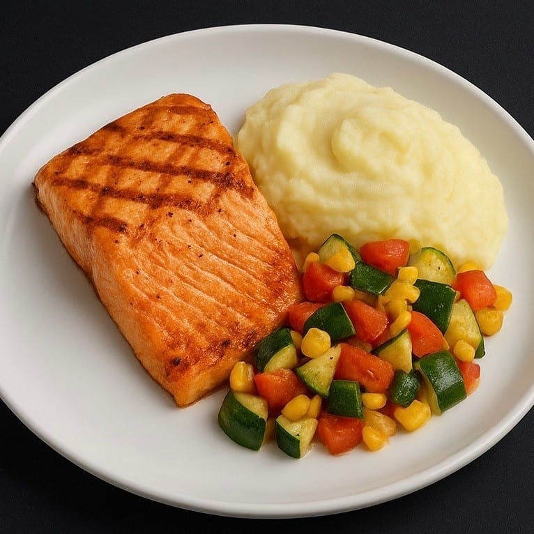 Grilled Salmon.