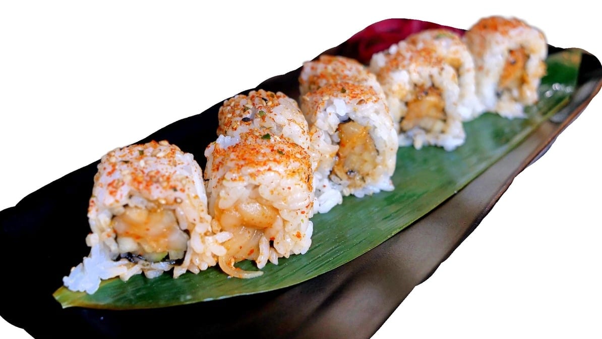 Spicy Super White Tuna Roll.