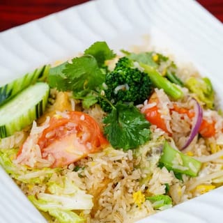 Vegetarian Kao Pad (Thai Fried Rice)