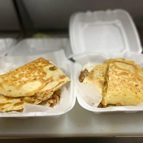 Chicken Quesadilla.
