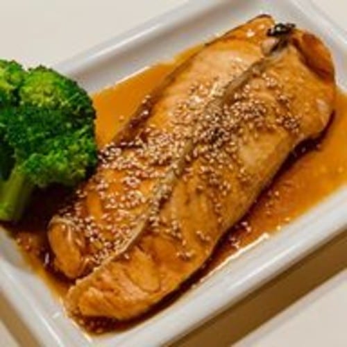Salmon Teriyaki.