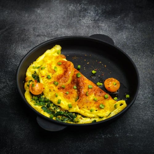 Chicken or Pork Egg Foo Young.