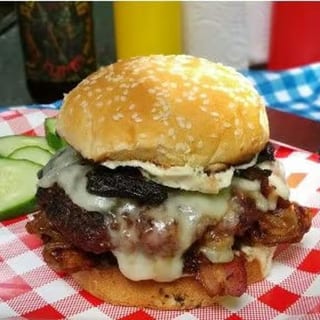 Swiss & Mushroom Burger